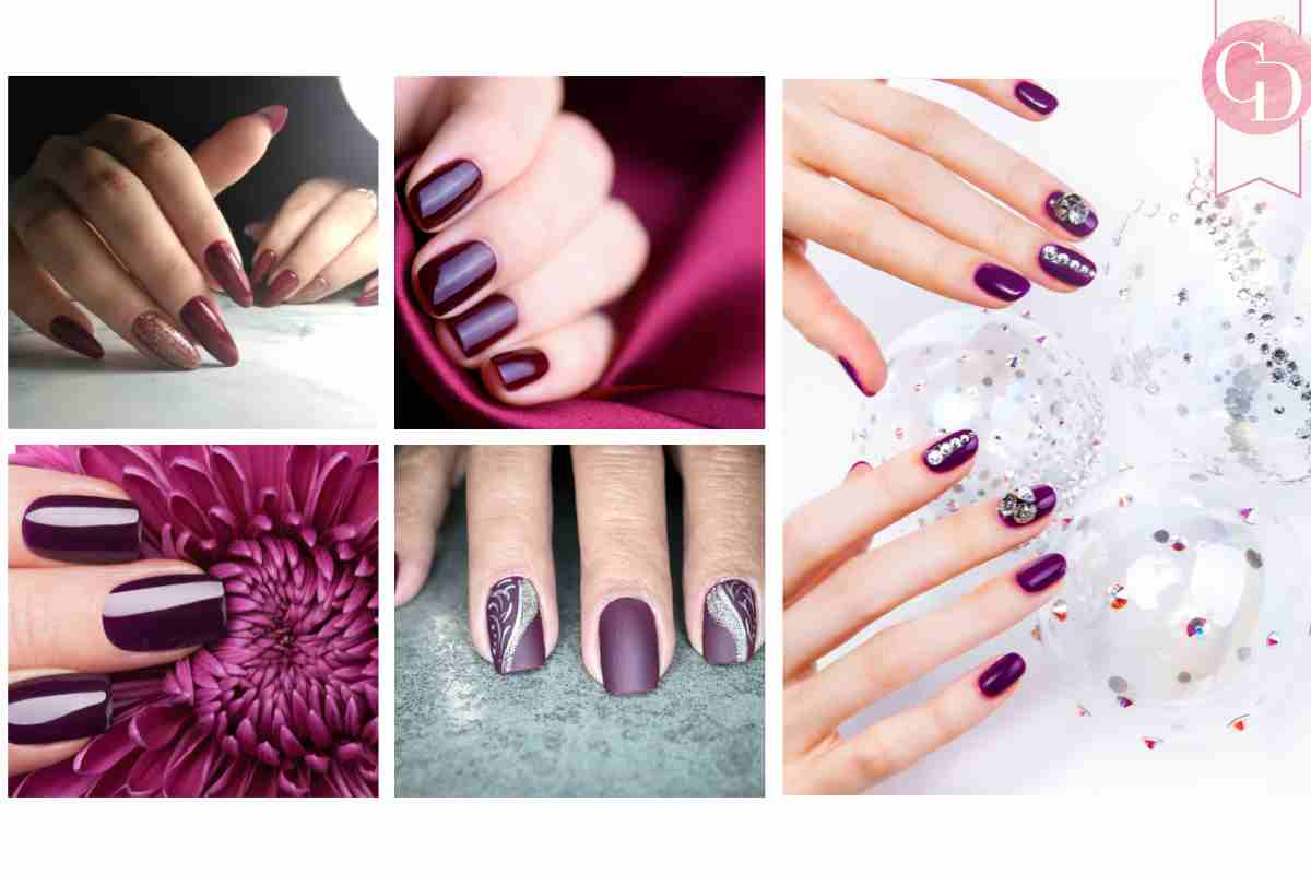 nail art bordeaux