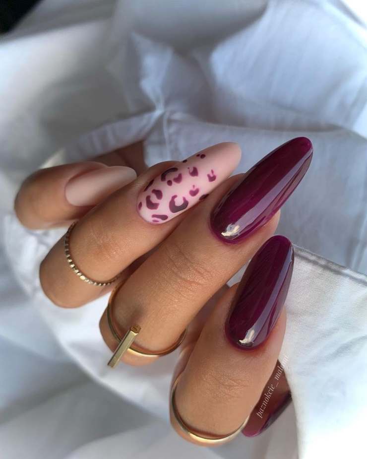 nail art bordeaux