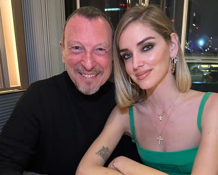 amadeus e chiara ferragni