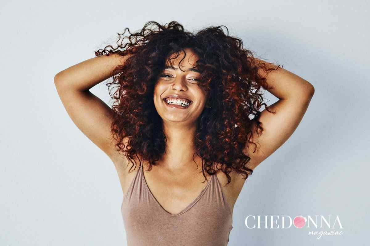 capelli ricci perfetti con diffusore 