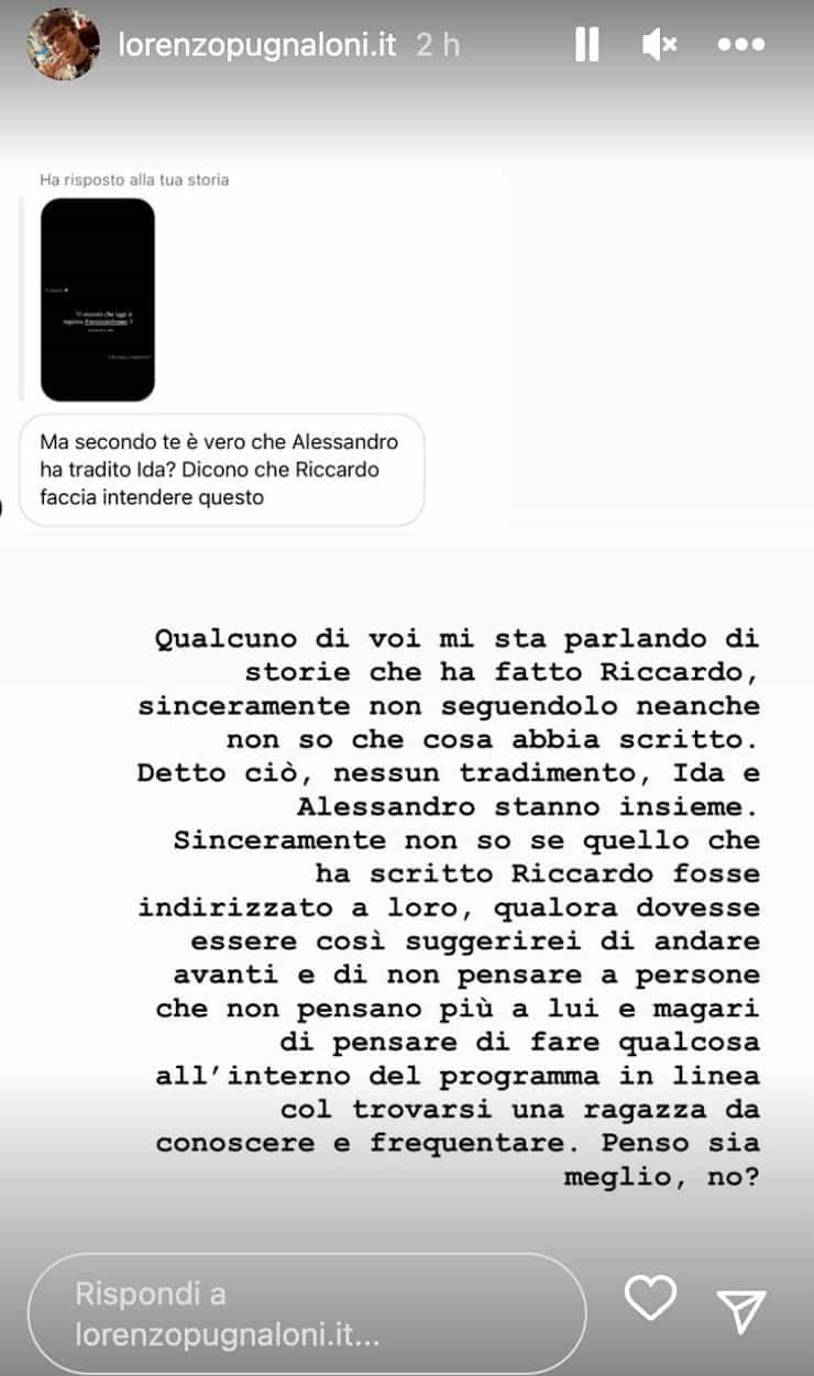 alessandro vicinanza ida platano verità tradimento