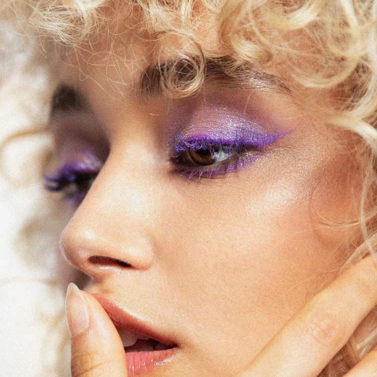 make up lilla mascara