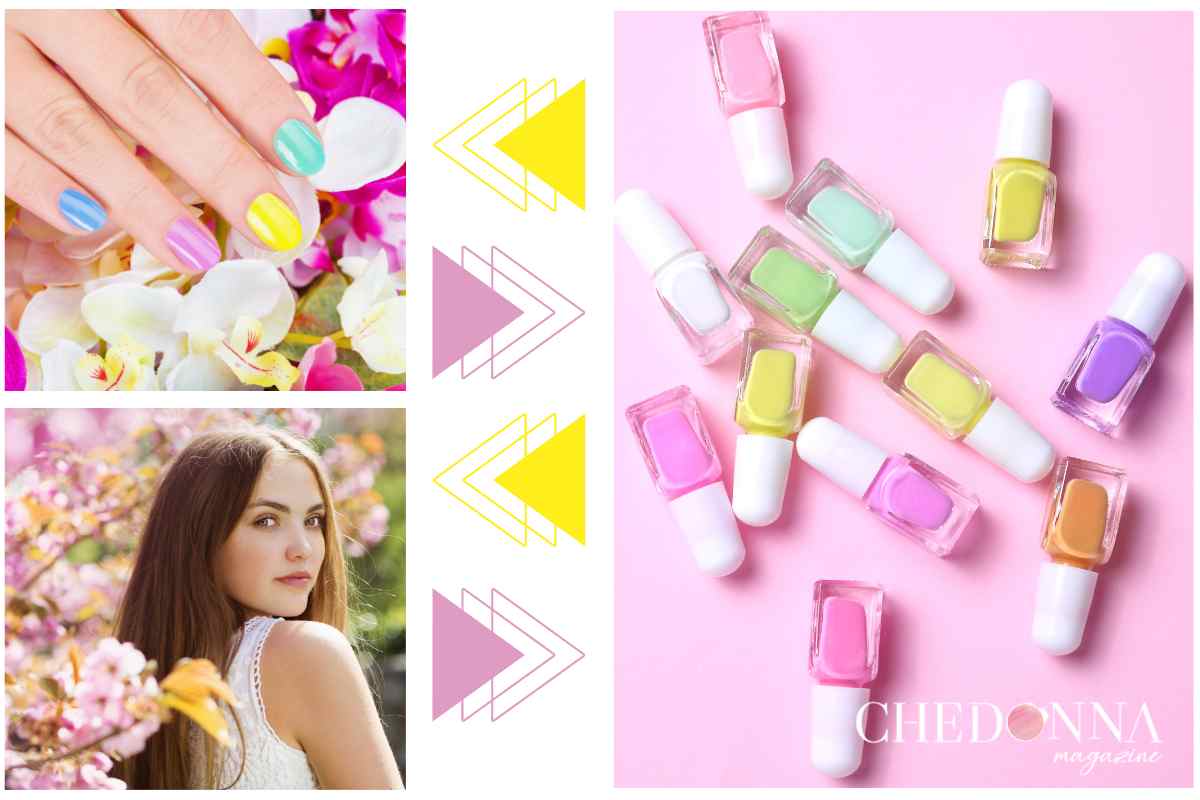 Inspirations d'ongles multicolores pour le printemps