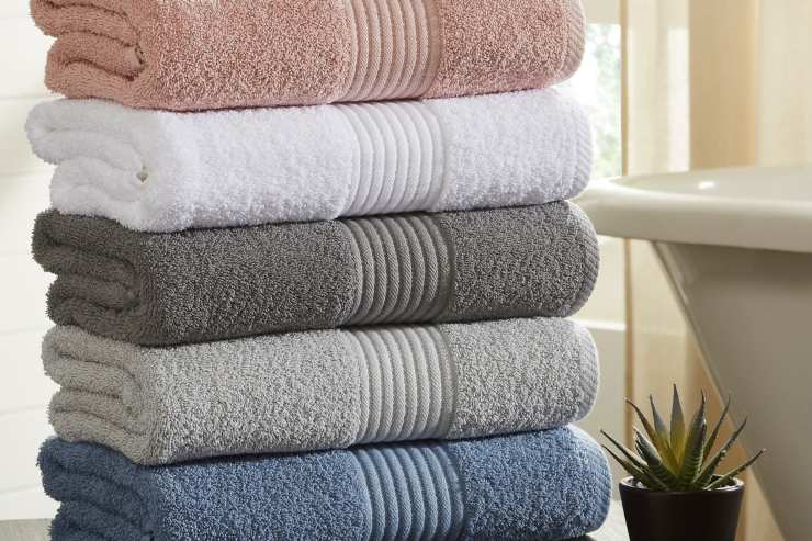 asciugamani colori risparmiare casa 
