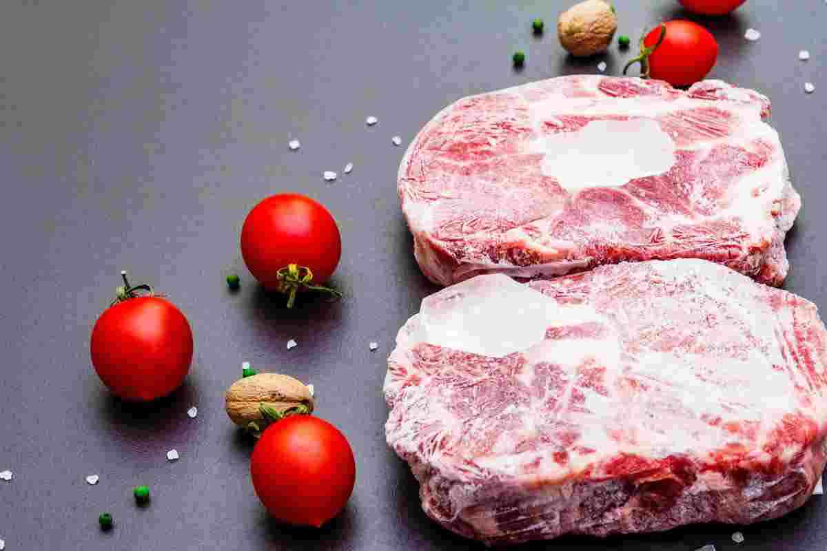 risparmio bolletta, carne congelata