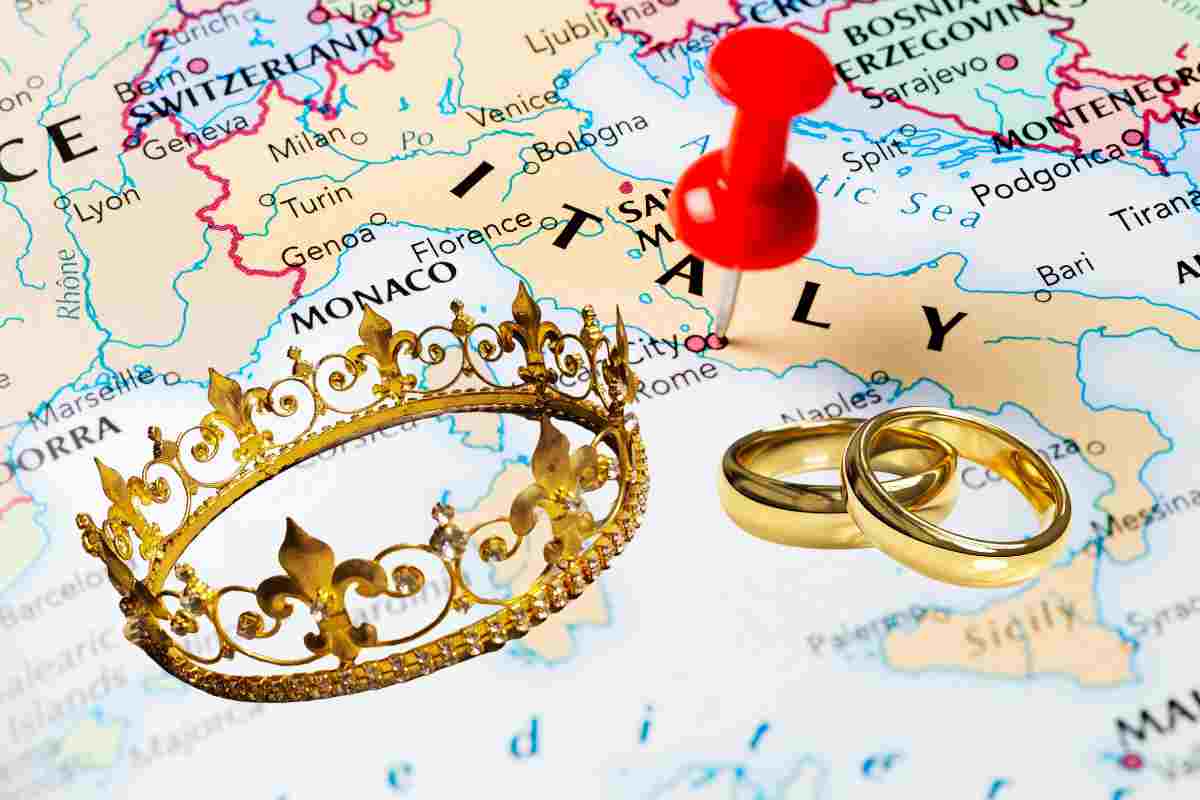 matrimonio reale in Italia 