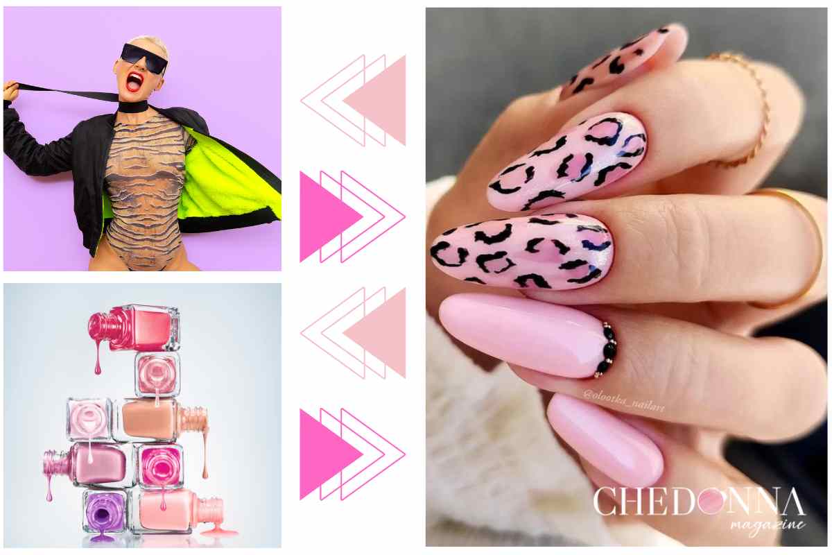 unghie animalier chic estate trend 