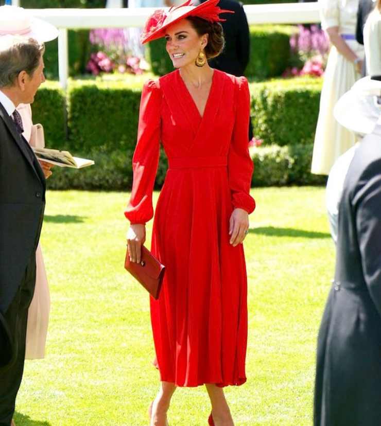 Kate Middleton in rosso 