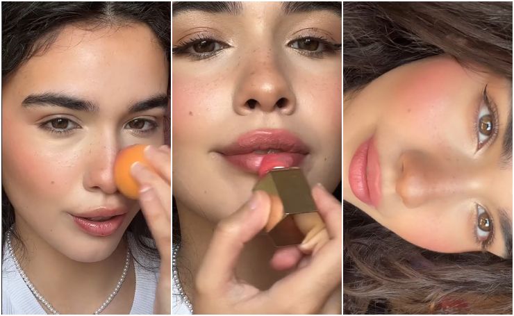 sunkissed make-up tutorial tiktok 