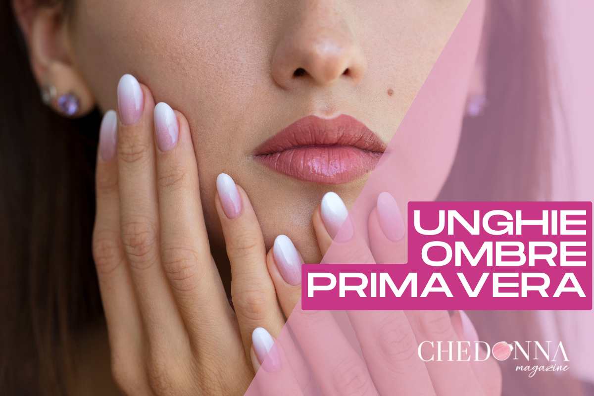 unghie ombre primavera nail art tutorial 