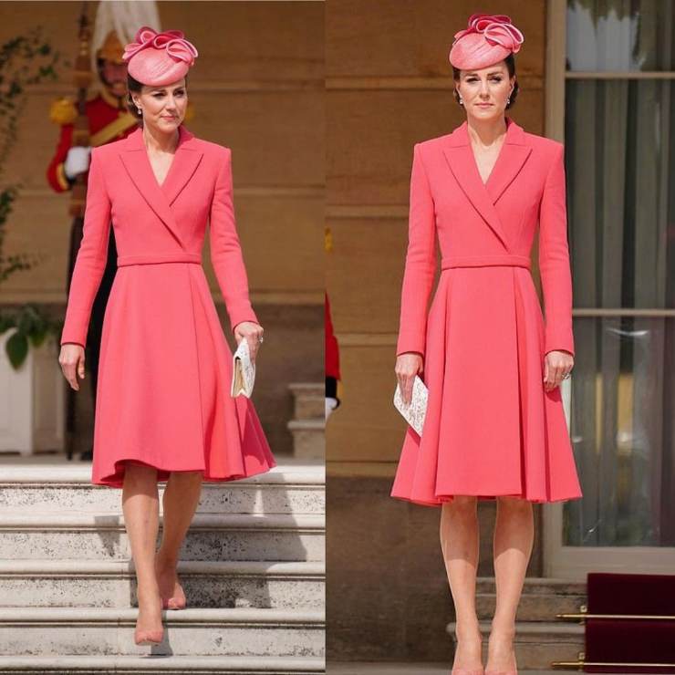 Kate Middleton in rosa