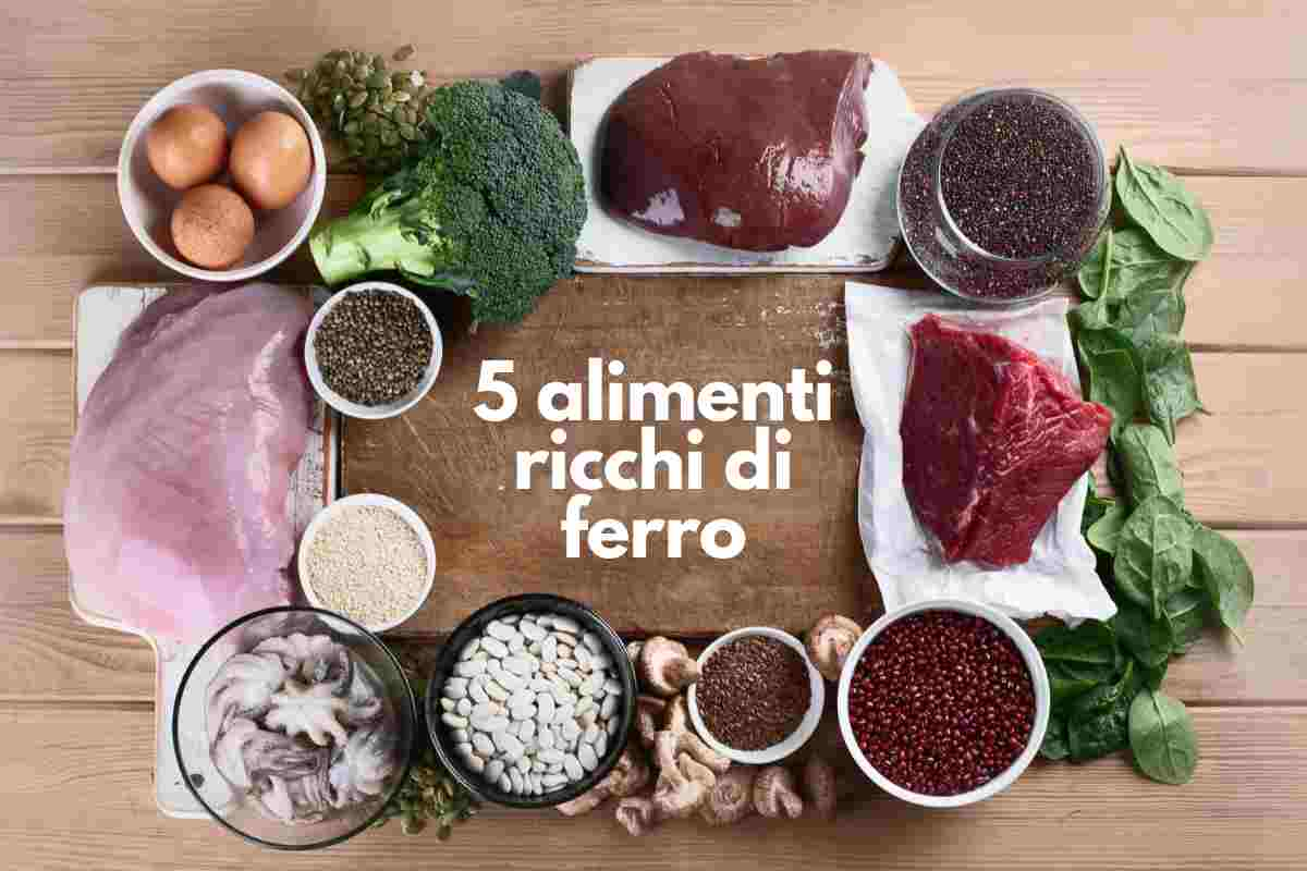 cosa mangiare per integrare il ferro