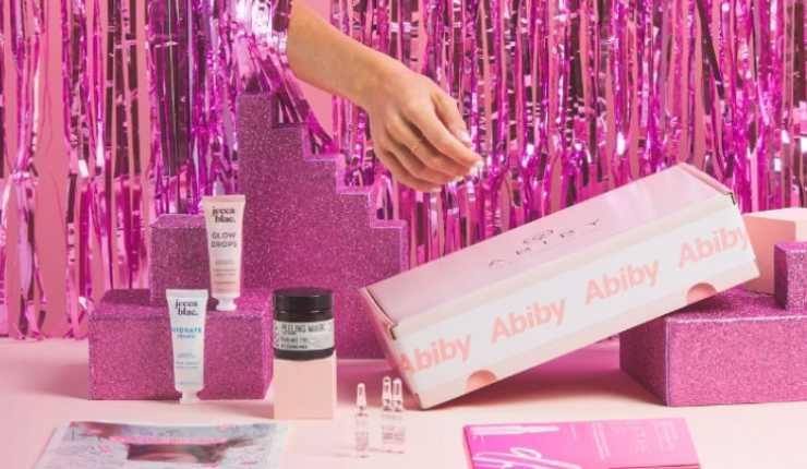 beauty box Abiby con prodotti