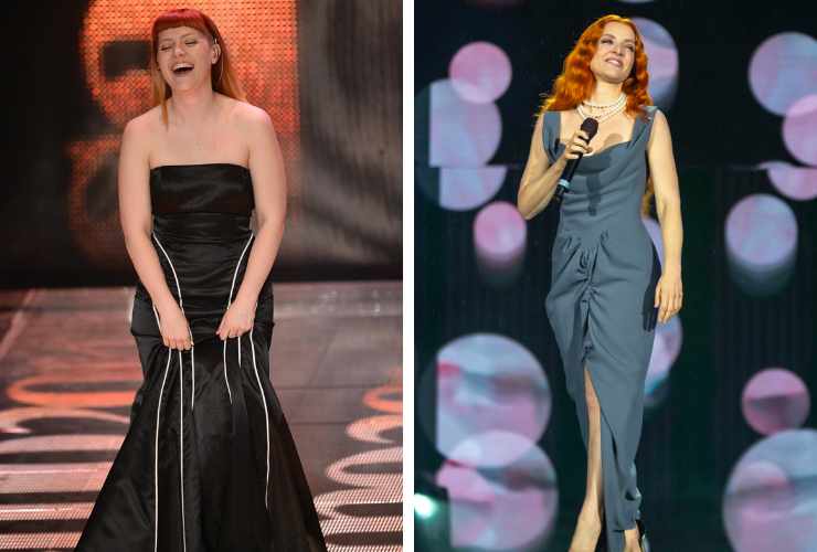 Noemi nel 2014 e oggi