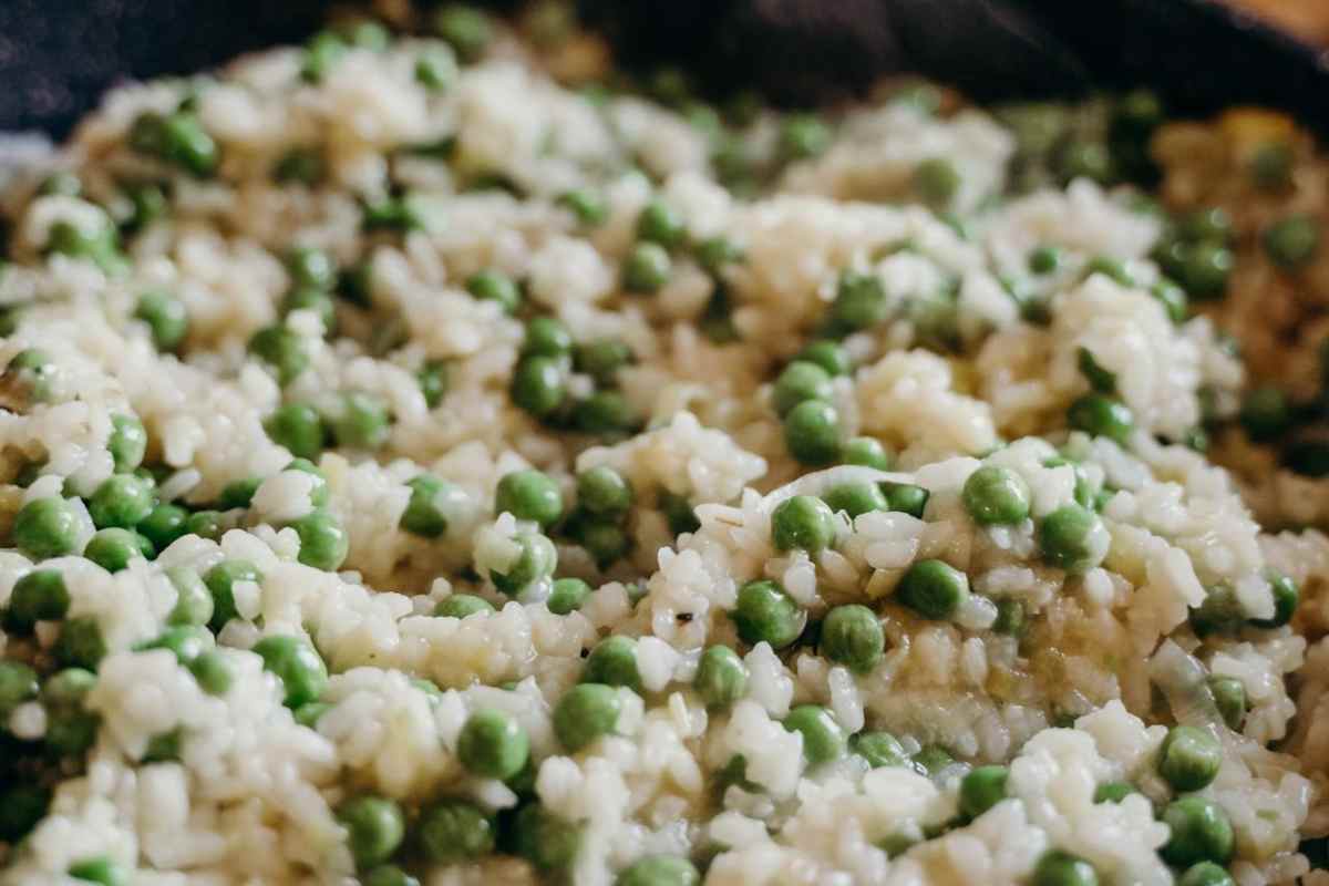 Riso con piselli