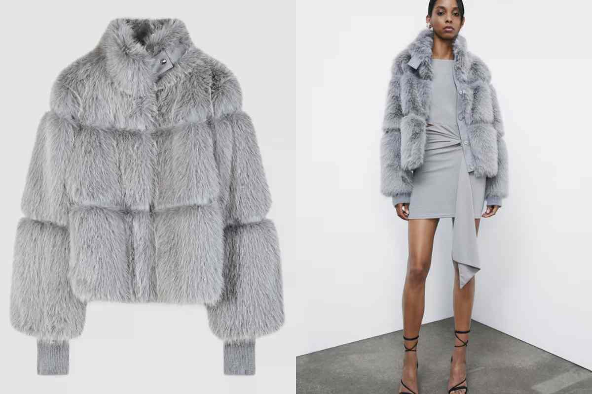 Cappotto fluffy corto Patrizia Pepe