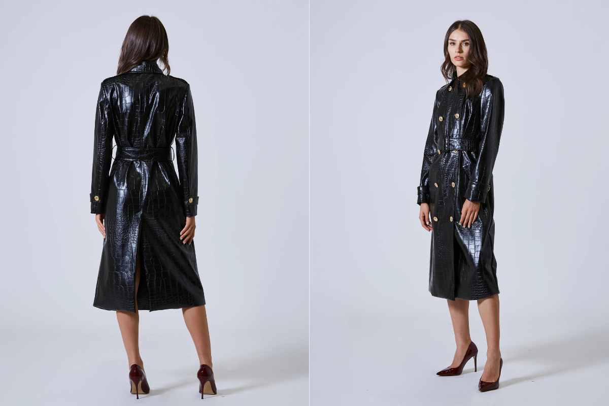 Trench in pelle Flavio Castellani