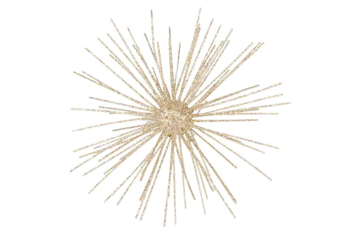 Decorazione natalizia con punte dorate Maisons du Monde 