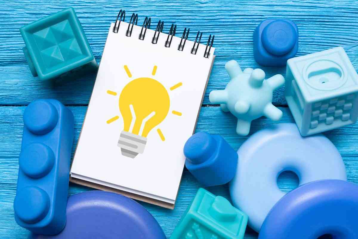 giochi azzurri e lampadina 