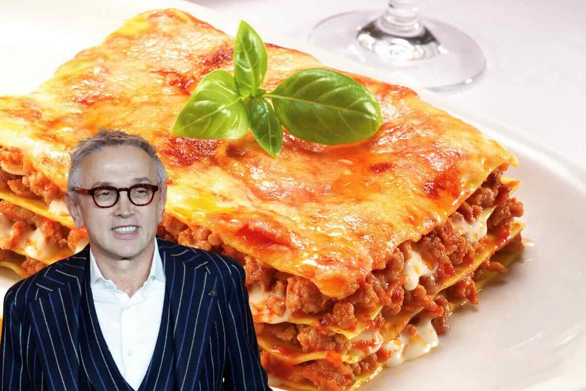 Lasagna e foto Bruno Barbieri