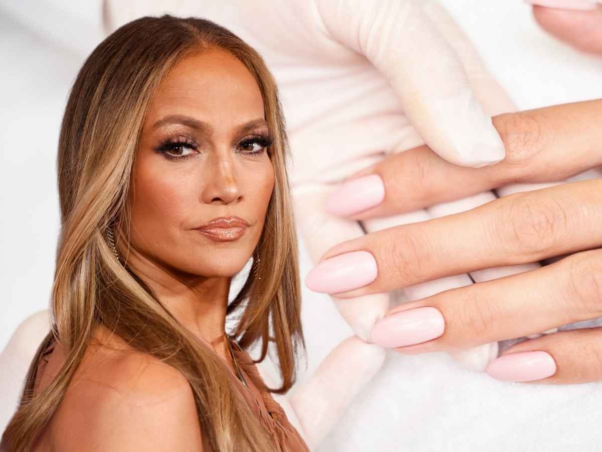 sfondo manicure primo piano jannifer Lopez