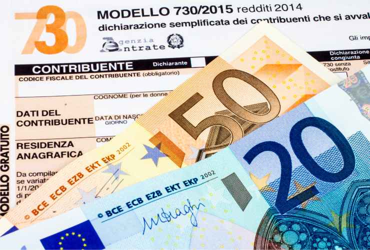 modello 730 e soldi