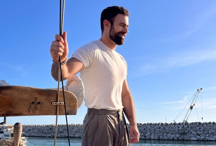 roberto valbuzzi in barca