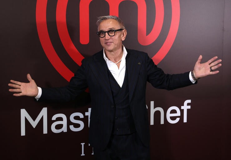 bruno barbieri alla presentazione di masterchef 