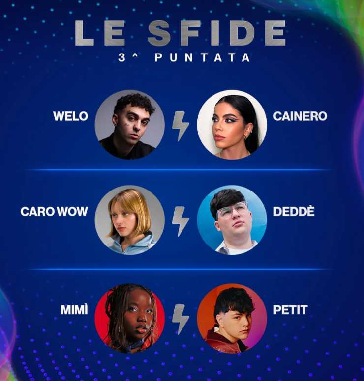 sfide terza puntata sanremo 