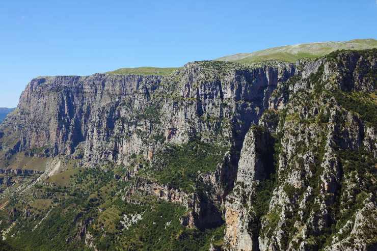 La gola di Vikos in Grecia