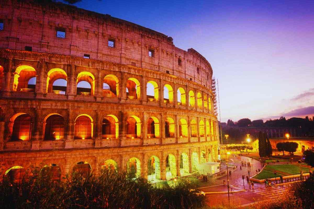 Una veduta del Colosseo