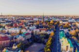 Panorama città finlandese