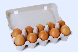 Pacchetto con uova di Pasqua