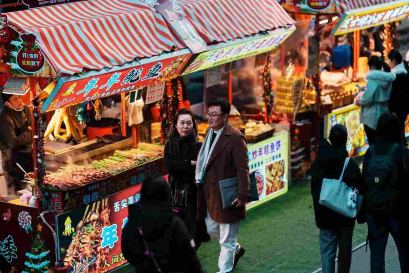 Street food in Cina