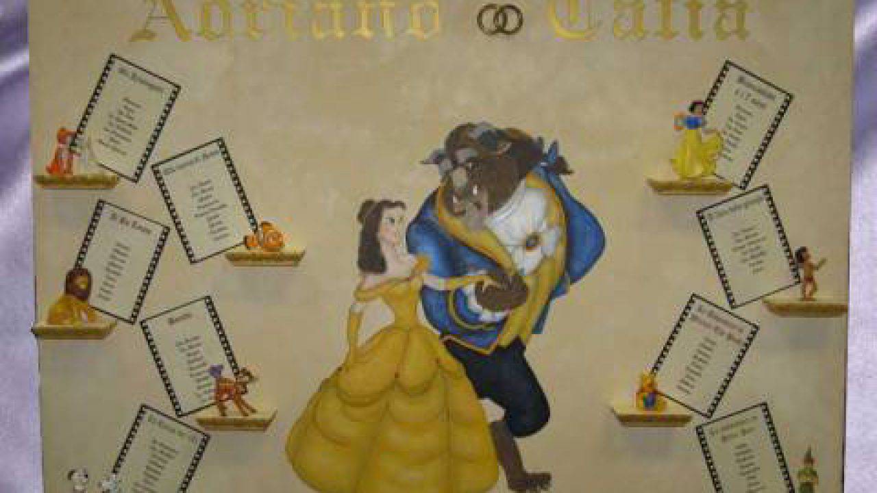 Decorazioni Matrimonio Un Tableau In Stile Disney