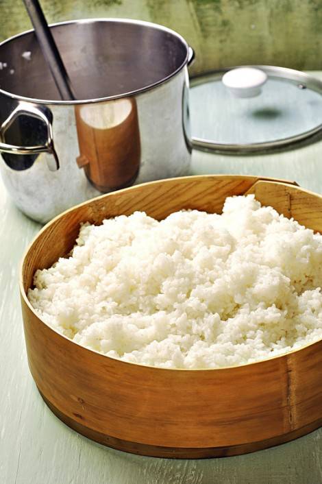 cuocere il riso sushi