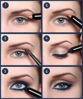 Tutorial Fotografico Make Up Trucco Occhi Blu Mare