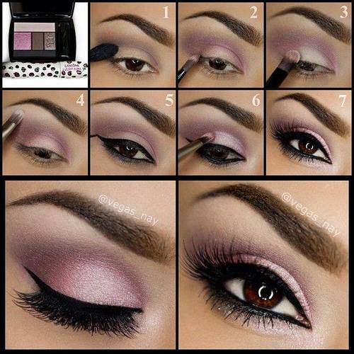 TUTORIAL FOTOGRAFICO MAKE UP Trucco Occhi Marroni