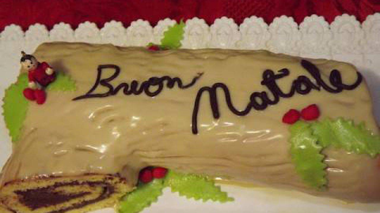 Tronchetto Di Natale Al Tiramisu.Tronchetto Di Natale Al Caffe
